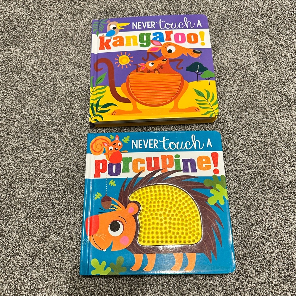Never Touch a Kangaroo and Porcupine Book Set